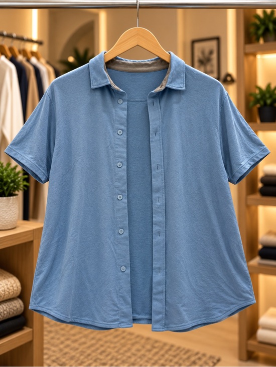 Daniel Hechter Other - Daniel Hechter Light Blue Short-Sleeve Polo Shirt